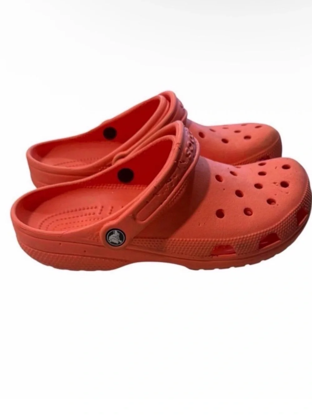 Crocs Classic Clogs Adult Unisex M6/W8 Tangerine Orange Slip-ons Shoes